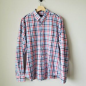 J Crew Men's Large Button Down Long Sleeve Shirt